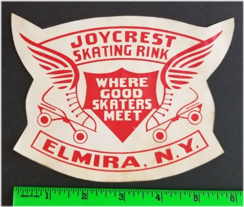 Elmira Roller Skating Heritage Sticker Collection