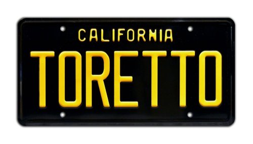 Racing Legacy Metal Stamped License Plate