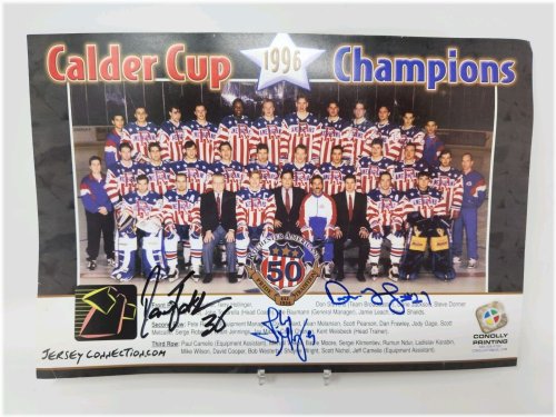 1996 Rochester Americans Calder Cup Champions Team Autographed Photo