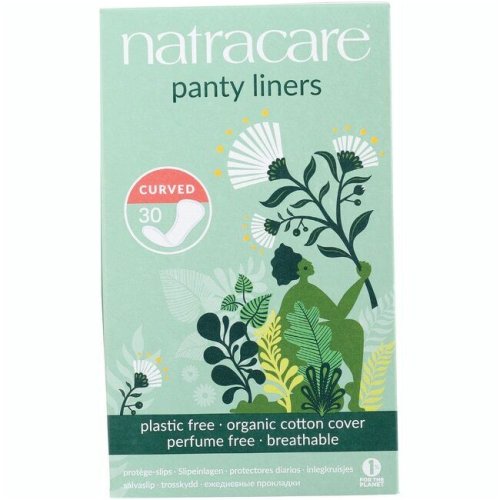 Curved Liners by Natracare - 30 Count