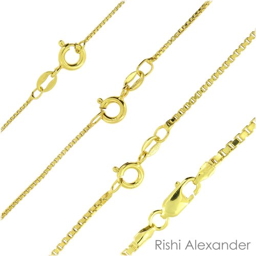 Golden Box Chain Necklace