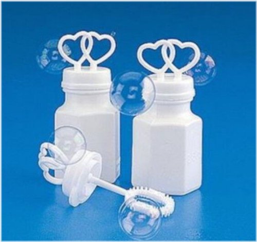 Heart Bubble Bottles for Weddings and Parties