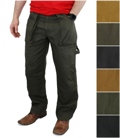 Relaxed Fit Duck Canvas Carpenter Pants