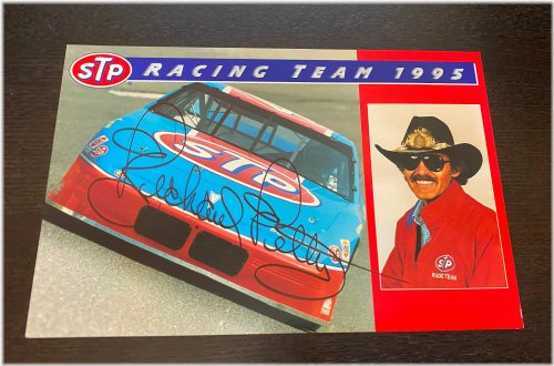 NASCAR Legend Signed Collectible Card
