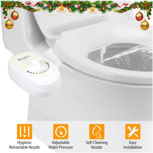 FreshSpray Mechanical Bidet Attachment - USA Made