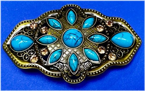 Turquoise Cowboy Buckle