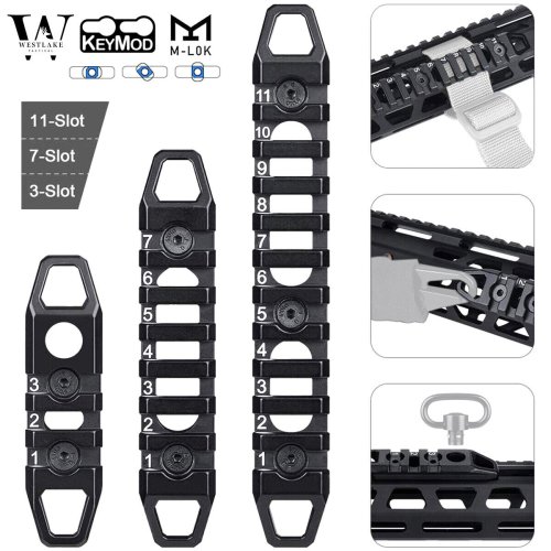 Modular Picatinny Rail Sections