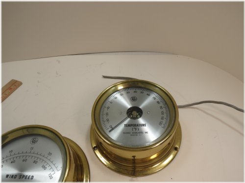 Nautical Weather Instrument Brass Set