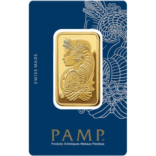 Fortuna Gold Bullion - 1 oz. 999.9 Fine, Sealed by PAMP Suisse