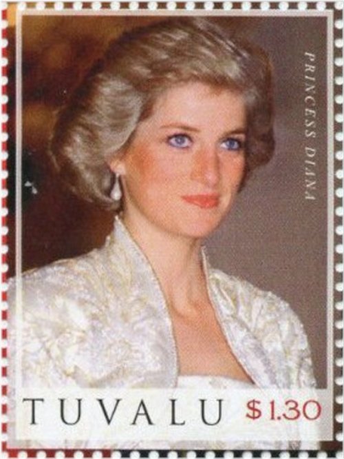 Tuvalu Princess Diana Commemorative Stamp