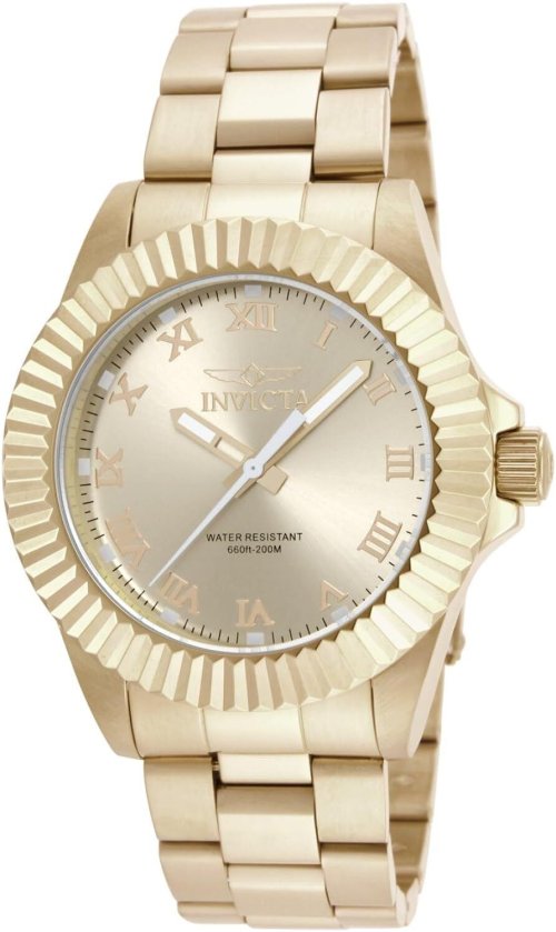 Elegant Roman Gold Diver Watch