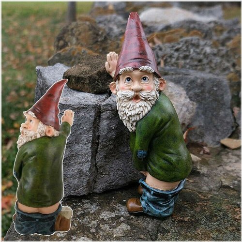 Whimsical Garden Gnome Sculptures