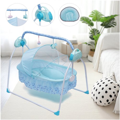 CozyCradle Electric Rocking Baby Bed