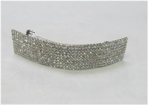 Shimmering Crystal Hair Barrette