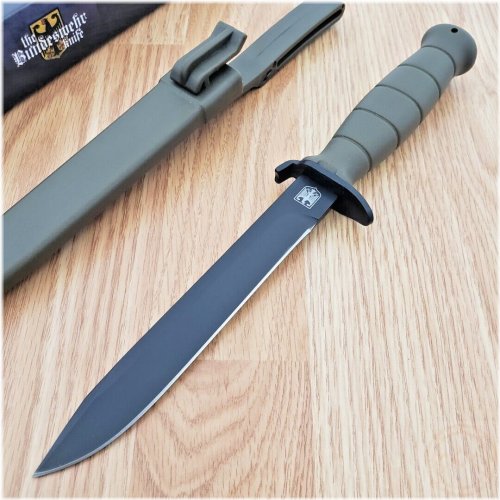 Combat Ready OD Green Fixed Blade Knife