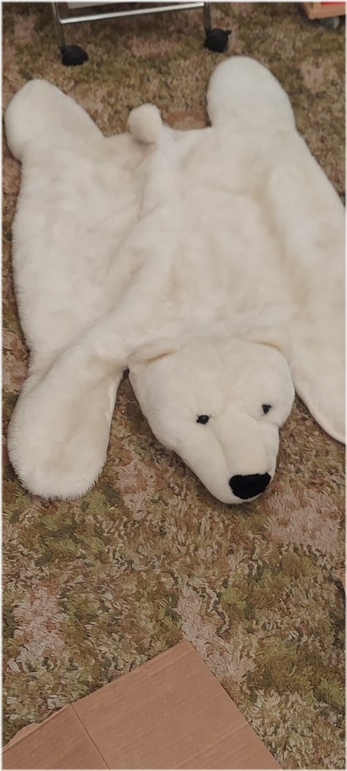 Baby Polar Bear Rug Lovey Blanket Blankie 28