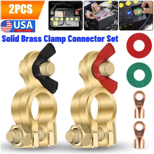 Brass Battery Terminal Clamps