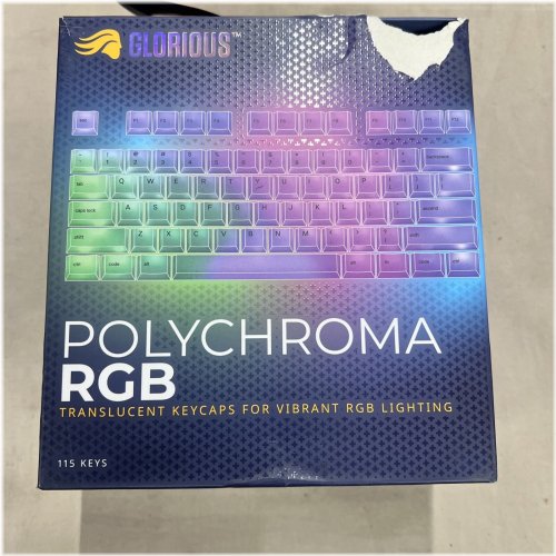 Translucent Rainbow Glow Keycaps