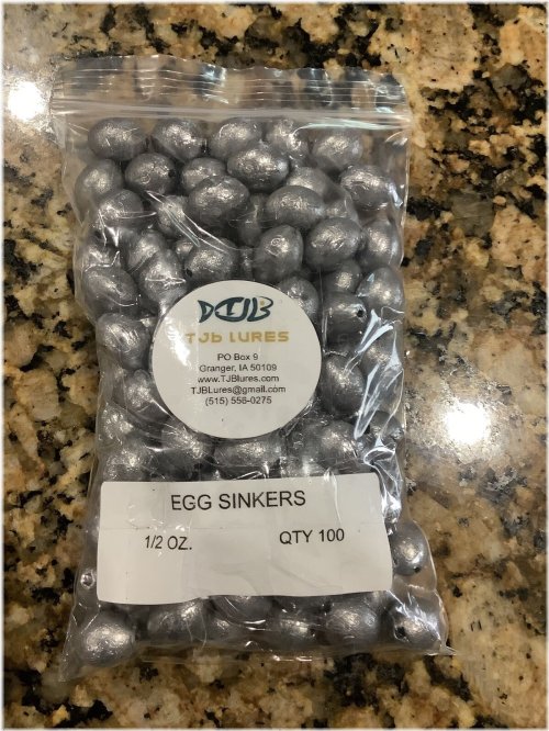 Egghead Sinkers - 100 Pack