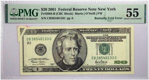 Butterfly Fold Error Note