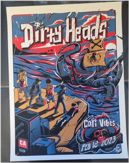 Island Groove Legends Signed Concert Poster