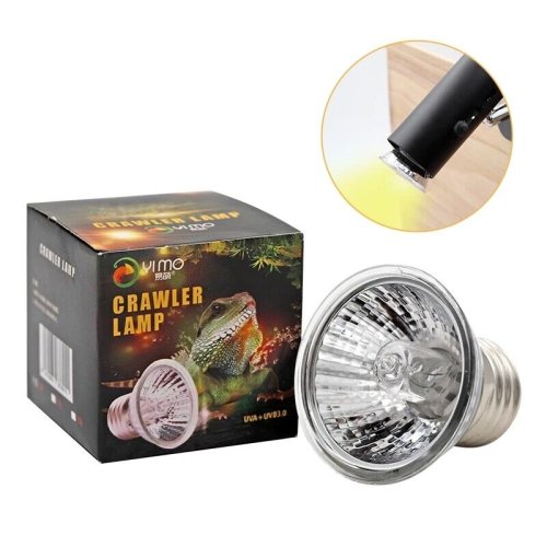 SunRay Pro Reptile Bulb - UVA+UVB Heat Lamp for Pet Basking and Health