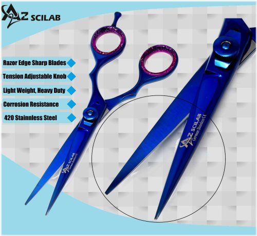 Precision Cut Steel Blue Shears