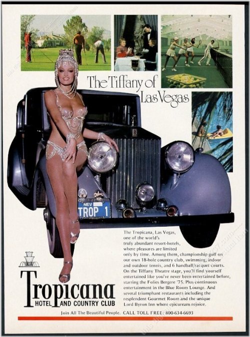 Vintage Las Vegas Glamour Print Ad