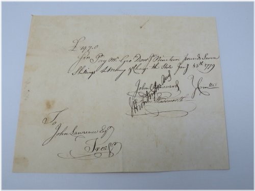 Revolutionary Payment Certificate