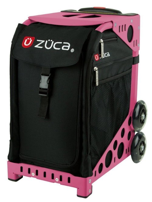 Obsidian and Pink Zuca Sports Bag