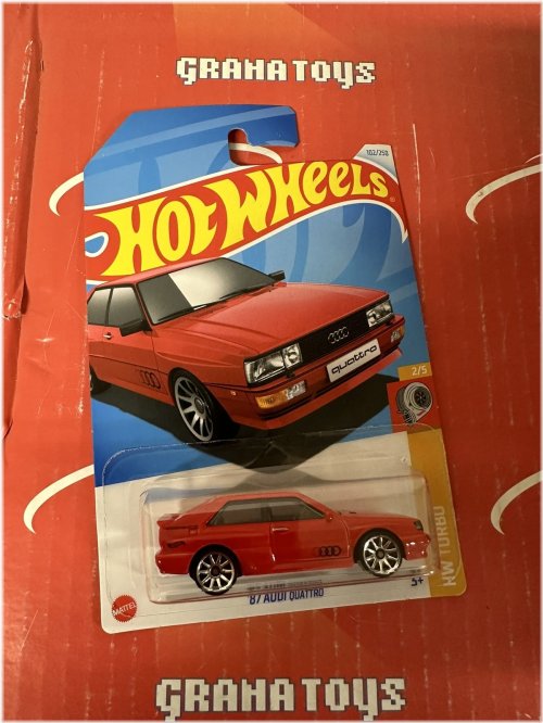 Red Audi Quattro Hot Wheels Edition