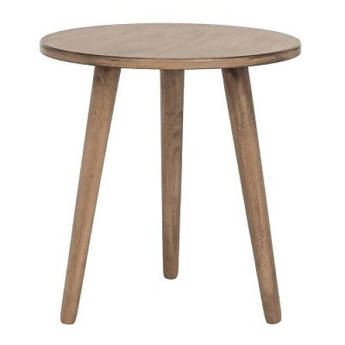 Desert Brown Orion Round Accent Table