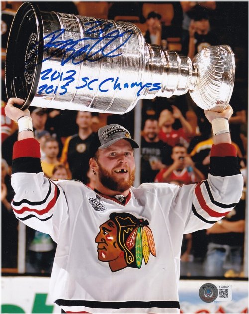 Bryan Bickell 2013-2015 Stanley Cup Champions Photo