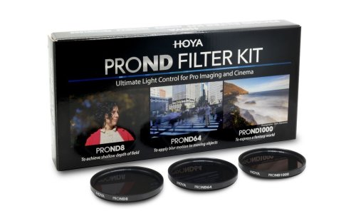 PROND Neutral Density Filter Kit by Hoya - 52mm with ND8, ND64, ND1000 and Case