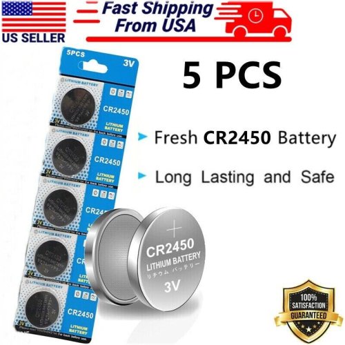 PowerPlus 5-Pack Lithium Coin Batteries