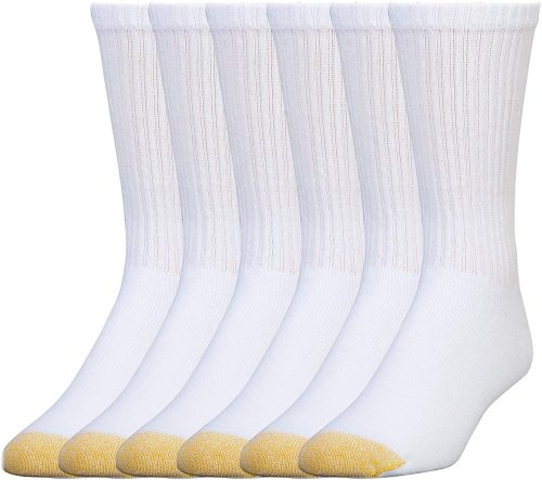 Cotton Comfort Crew Socks (6-Pack) by Gold Toe