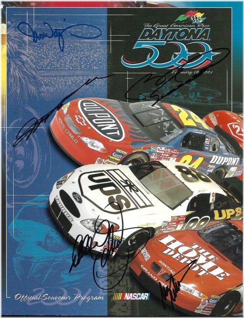 Dale Earnhardt Sr's Historic Daytona 500 Signed Program