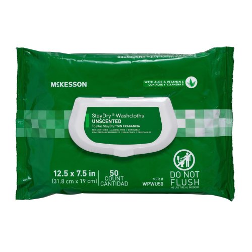 FreshCare Disposable Wet Wipes - 12 Pack 50 Wipes
