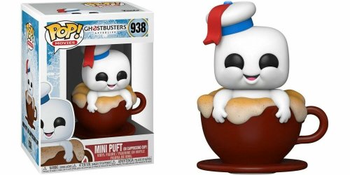 Cappuccino Cup Mini Puft POP Figure - A Charming Addition to Your Sci-Fi and Horror Collection