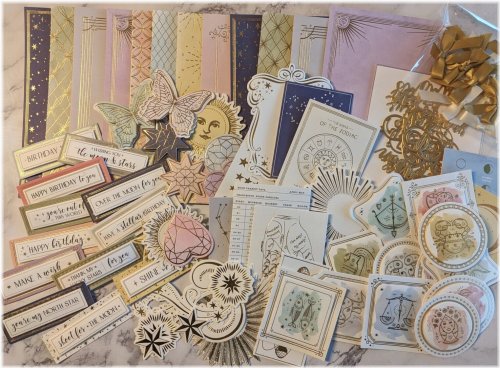 Celestial Zodiac Card Creation Kit