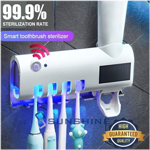 CleanBrush UV Toothbrush Sterilizer & Dispenser