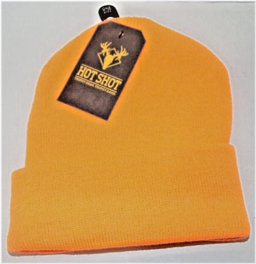 Blaze Orange Knit Beanie