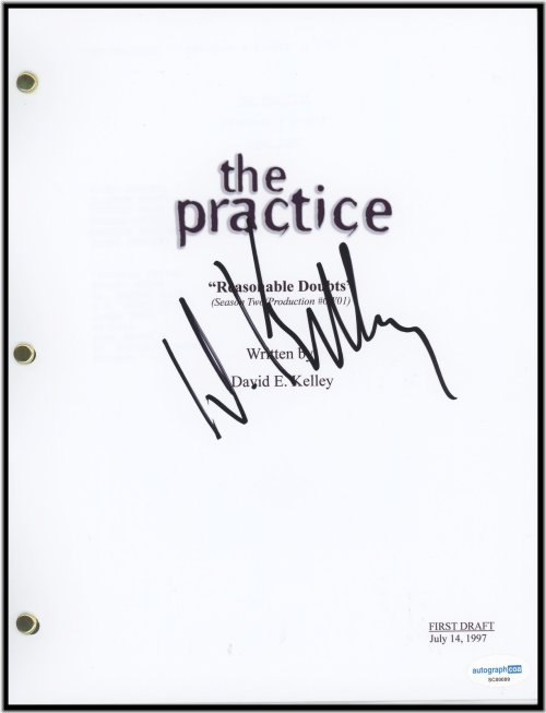 Reasonable Doubts" Script Signed by David E. Kelley