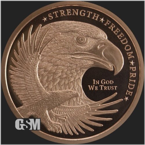 Copper Double Eagle Round