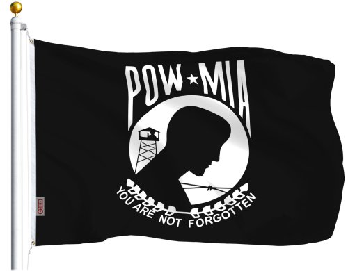 Remembrance Flag - POW-MIA Black - 3x5ft