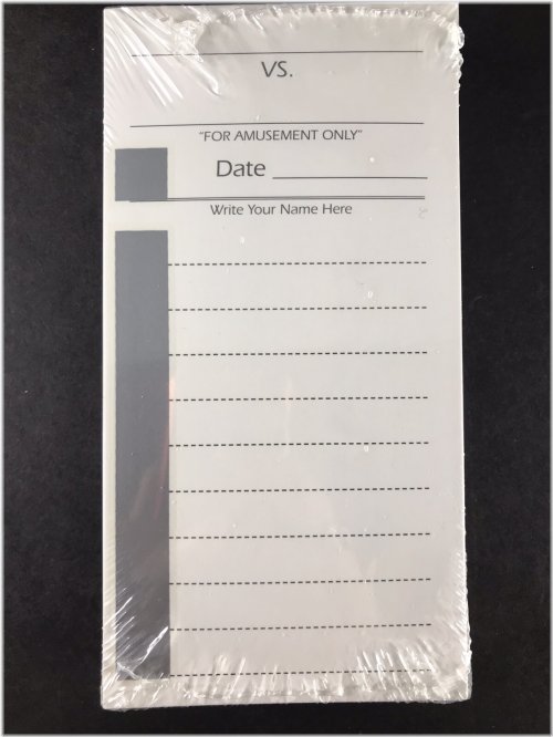 Touchdown Treasures Raffle Cards