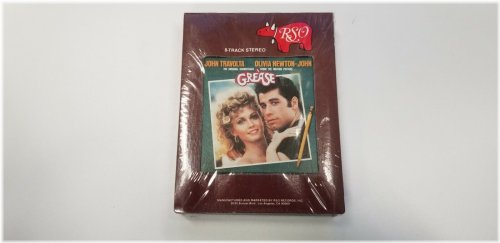 Vintage Black Cartridge: Grease Original Soundtrack on 8-Track Tape