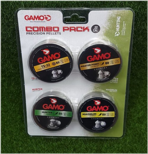 Multi-Grain .22 Caliber Pellets by Gamo - 950 Count Pack for Hunting