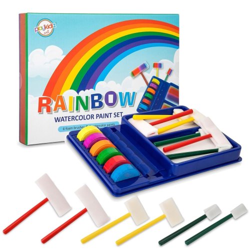 Rainbow Dreams: 12-Piece Washable Watercolor Set