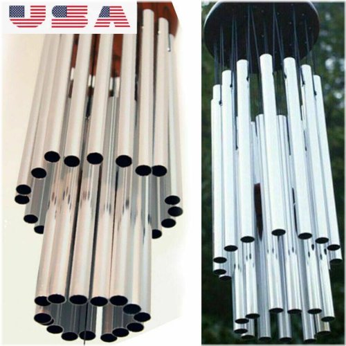 Harmony Bells - 31 Inch Memorial Wind Chimes with 27 Deep Tone Tubes